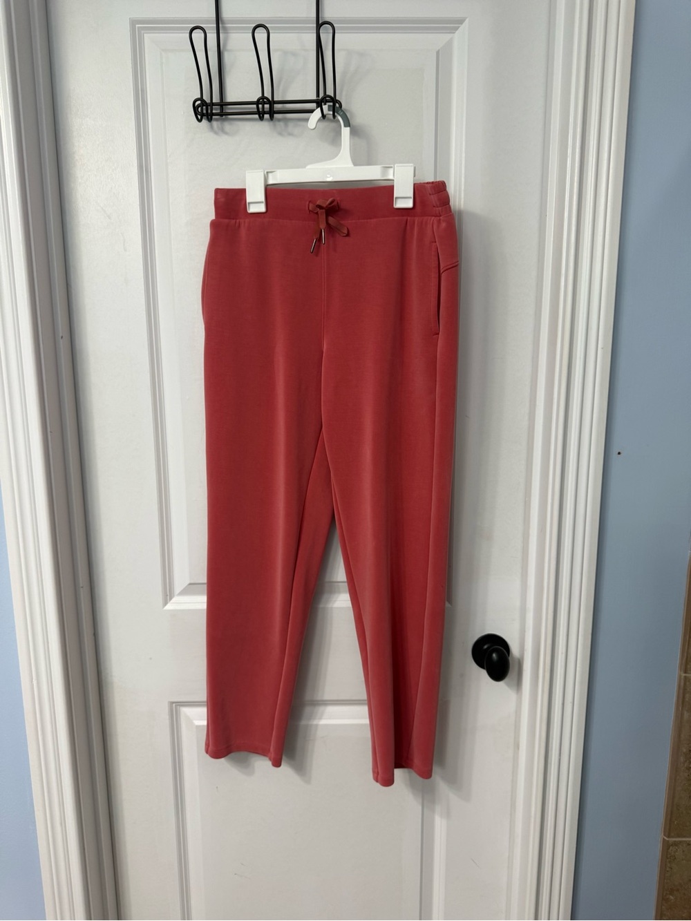 Women's Coral Track Joggers with Drawstring